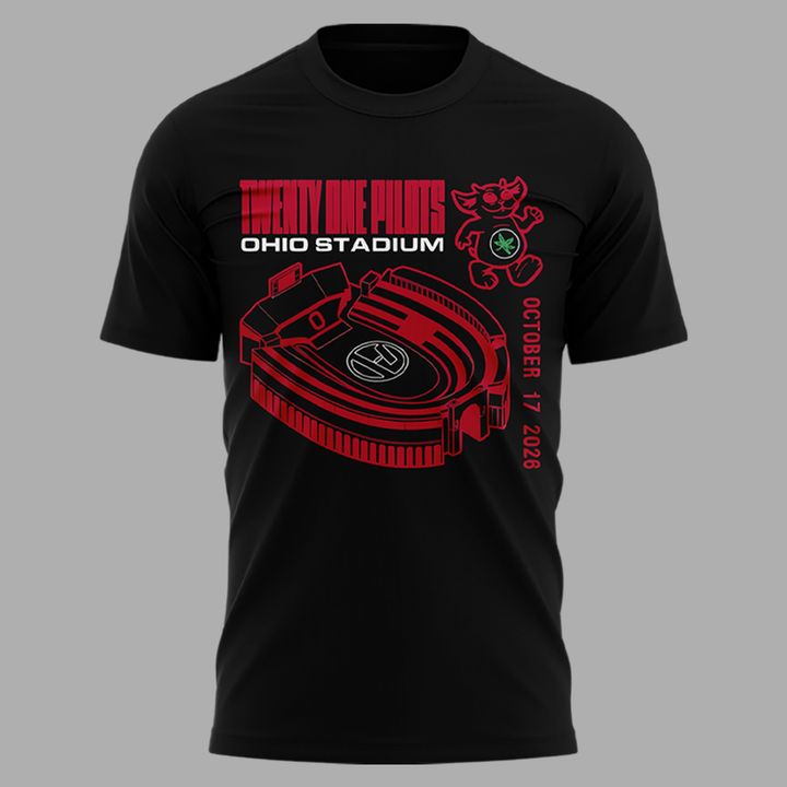 02.TØP X Ohio State Buckeyes Ohio Stadium 2026 T-shirt
