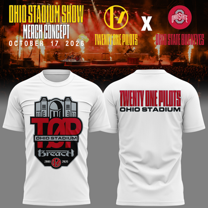04.TØP X Ohio State Buckeyes Ohio Stadium 2026 T-shirt
