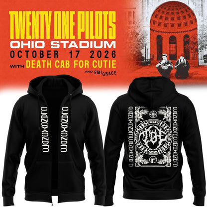 Twenty One Pilots X Ohio State Buckeyes 2026 ZipHoodie
