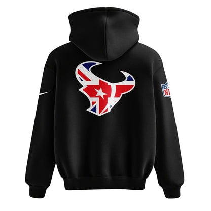 Black Houston Texans 2026 London Game Limited Hoodie