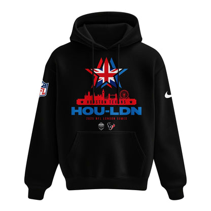 Black Houston Texans 2026 London Game Limited Hoodie