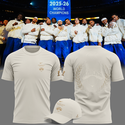 Unisex White New York Knicks 2026 Champions Night T-Shirt
