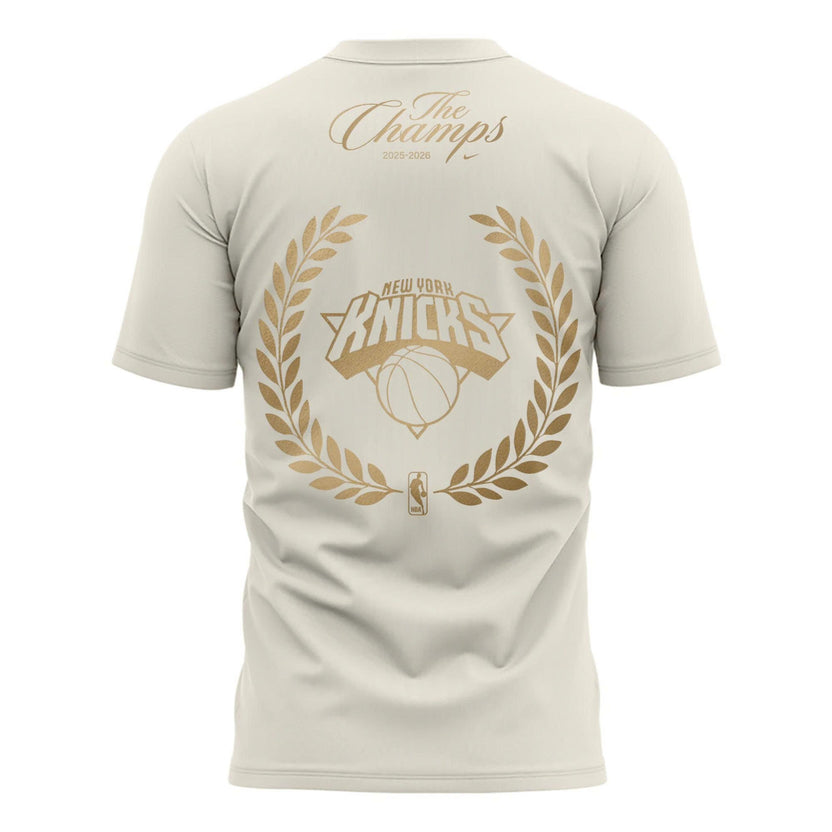 Unisex White New York Knicks 2026 Champions Night T-Shirt