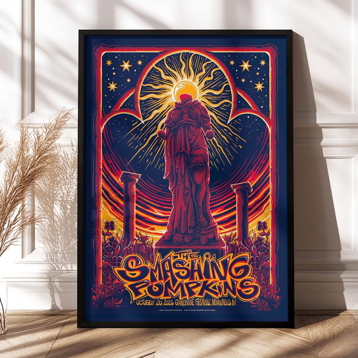 The Smashing Pumpkins The Rats In A Cage Tour Indianapolis IN 2026 Event Poster At Gainbridge Fieldhouse On October 20 2026 Home Decor Poster