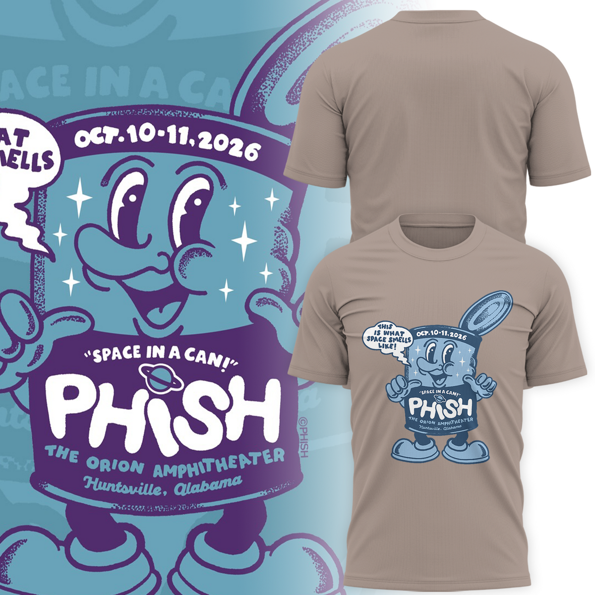 Limited Edition Huntsville '26 Event at Huntsville, Alabama T-shirt 🎸🐠