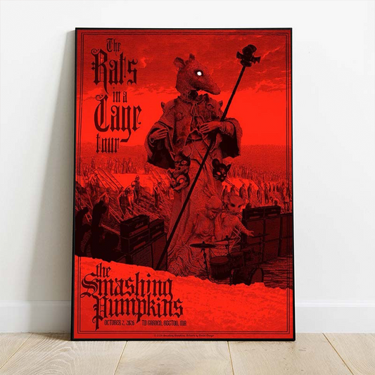 The Smashing Pumpkins Boston MA Gig Poster 2026 At TD Garden On October 2 2026 Poster