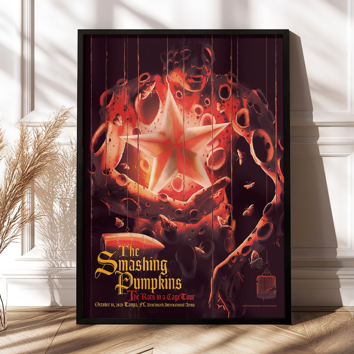 The Smashing Pumpkins Tampa FL Event Poster At Benchmark International Arena In Tampa FL On October 2026 Home Decor Poster Canvas